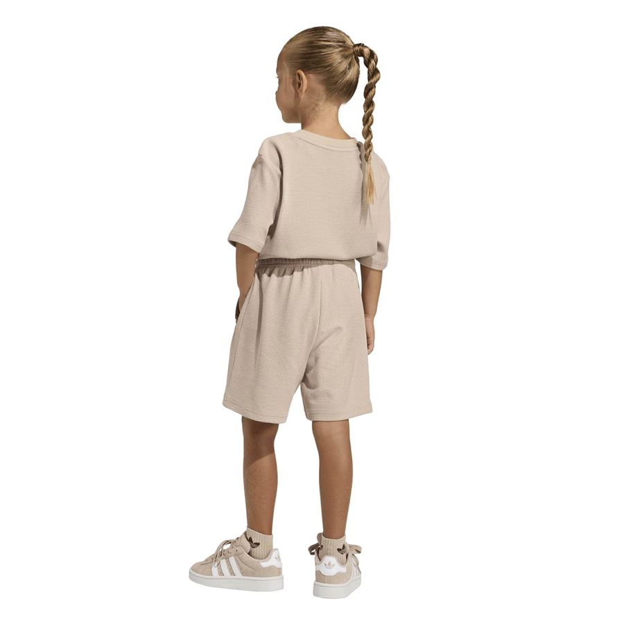Loose Waffle Short T-Shirt Set completo estivo da bambino Adidas | KC8082X